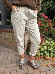 Stone Frill Pocket Trousers Sasha
