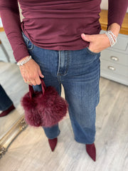 Dark Denim Barrel Leg Jeans