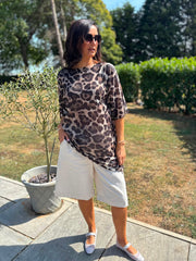 Leopard Print Knit Dress Delilah