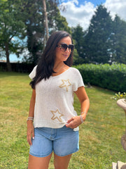 Stone Star Knit Top Devon