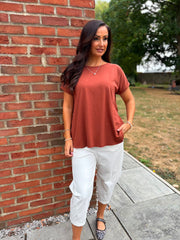 Rust Tee Frances
