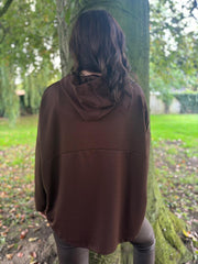 Chocolate Hooded Sweat Top Ada