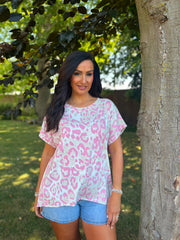 Pink Leopard Tee Reese
