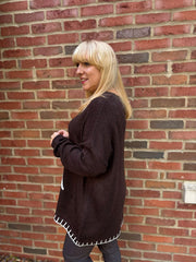 Chocolate Star Knit Evelyn