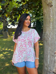 Pink Leopard Tee Reese