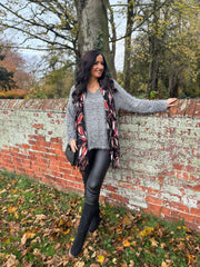 Grey Eyelash Knit Marilyn