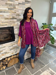 Grape Two Piece Fine Knit Danni