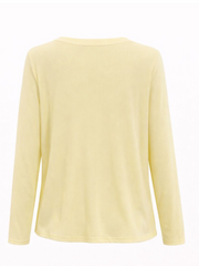 Lemon Ruffle Detail Top Jeanelle