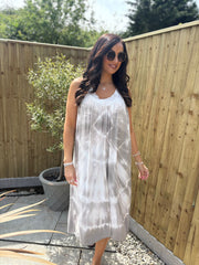 Stone Tie Dye Dress Krystal