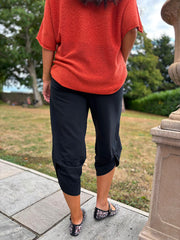 Black Barrel Leg Joggers Clarice