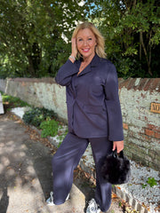 Navy Blazer Co-Ord Set Carly