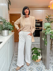 Stone Striped Super Soft Round Neck