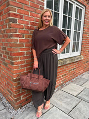 Chocolate Hareem Trousers Libby