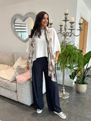 Winter White Reverse Seam Round Neck Diana