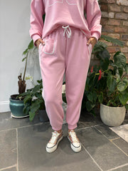 Pink Numeric Print Leisure Set Amber