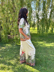 Cream Tropical Shirt Willow