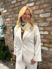 Stone Trouser Suit Octavia