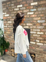 White Soho Sweatshirt Aubrey