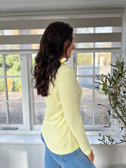 Lemon Ruffle Detail Top Jeanelle