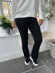 Black Kick Flare Gym Leggings