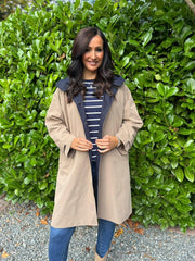 Mocha Longline Trench Coat