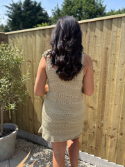 Gold Shimmer Knit Dress Dora