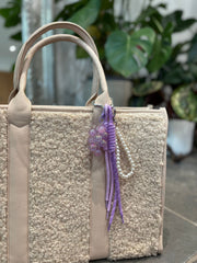 Lilac Pearl key chain