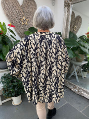 Printed Button Blouse Danielle