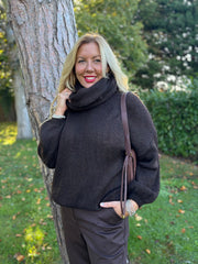Chocolate Scarf Knit Aspen