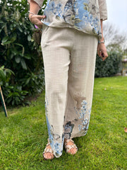 Stone Floral Butterfly Co-Ord Set Reeva