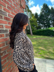 Natural Animal Print Jacket Rhianna