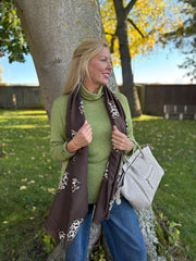 Olive Soft Roll Neck Top Kimmy