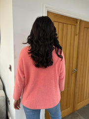 Coral Super Soft Knit Aurora