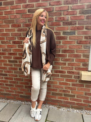 Chocolate Hooded Sweat Top Ada