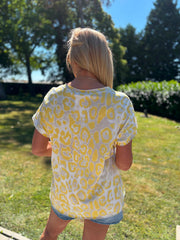 Lemon Leopard Tee Reese