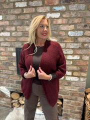 Wine Edge Top Edge Cardi Lynn