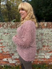 Pink Eyelash Knit Marilyn