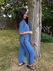 Denim Two Stripe Co-Ord Nikki