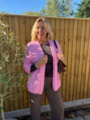 Pink Edge Top Edge Cardi Lynn