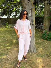 Pink Two Stripe Co-Ord Nikki