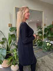 Black Soft Touch Tunic Dress Alma