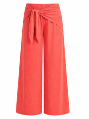 Coral Scarf Wrap Trousers Bonnie