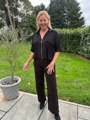 Black Ruched Waist Jacket Misty