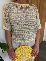 Lemon Multi Stripe Knit Hayley