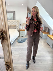 Chocolate Boucle Gilet Elliott