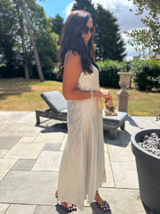 Silver Strappy Dress Penny