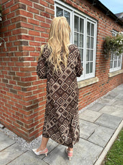 Chocolate Diamond Shimmer Dress Freya