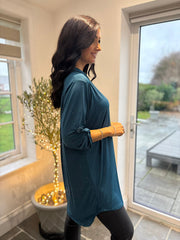 Teal Sparkle Tunic Gloria