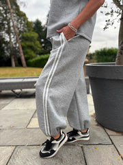 Grey Stripe Leisure Set Billie