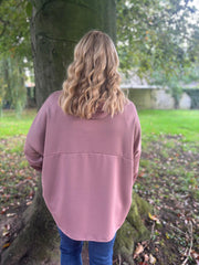 Rose Hooded Sweat Top Ada